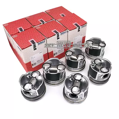 STD MAHLE Pistons & Rings Set Φ83mm For Audi A6 Q5 Q7 VW Touareg 3.0 TDI Diesel • $574.74