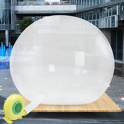 3M Inflatable Eco Home Tent Bubble Tent 360°Transparent Dome W/ Air Blower 110v  • $587.10