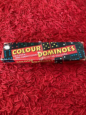 £4 • Buy Colour Dominoes Children Who Cannot Count Match The Colours Spears Games Vintage