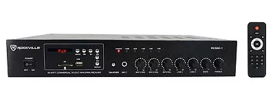 Rockville RCS80-1 60 Watt 70v Commercial/Restaurant Amplifier/Bluetooth Receiver • $119.95