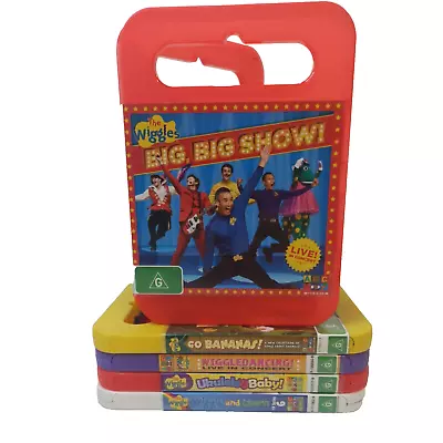 The Wiggles (5) DVD Bundle Lot ABC Children Kids Family Performing Arts Music R4 • $39.95