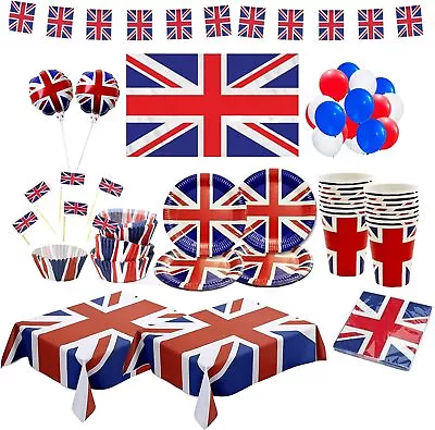 Union Jack King Charles Coronation Bunting Banner Flags Party Decorations Decor • £10.99