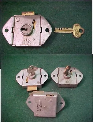 $10 • Buy Vintage 15wb/16lb Yale Lock Cabinet Door Desk Drawers Hardware Lock Lot Of 2