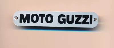 Moto Guzzi Brand Name Plaque NEW From Factory Store Brand New • $13.95