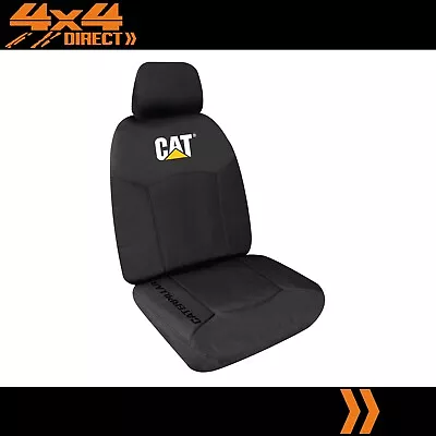 SINGLE CATERPILLAR CAT 12oz CANVAS SEAT COVER FOR MAZDA PREMACY • $97.21