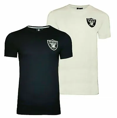 NFL Las Vegas Raiders T Shirt Mens Small Muscle Fit Official Team Product • £7.99