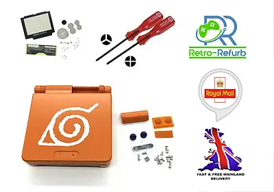 Naruto GameBoy Advance SP Housing Shell Screen Tools Nintendo GBA SP • £12.95