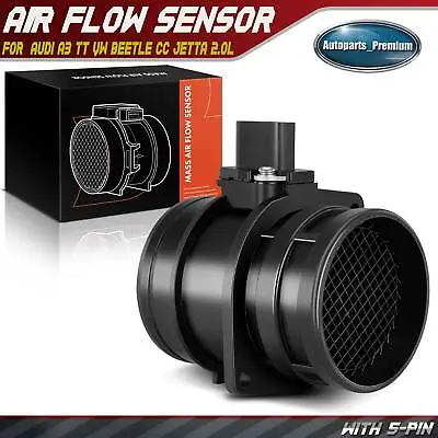 Mass Air Flow Sensor Assembly For  Audi A3 2008-2013 TT VW Beetle CC Jetta 2.0L • $35.99