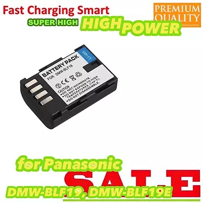 3000mAh Power Battery For Panasonic DMW-BLF19 & Panasonic Lumix DMC-GH4 DC-GH5 • $21.99
