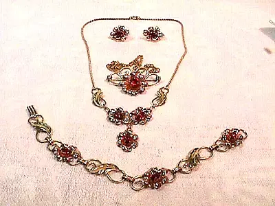 Van Dell Vermeil Exquisite (Rare) Parure Set 4 Piece • $134.95