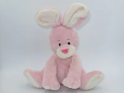 GANZ Musical Wind Up Bunny Rabbit HE9509 Pink Plush Baby Toy Animated Moves • $14.99