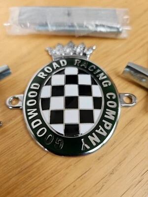£85 • Buy GOODWOOD GRRC Enamel Car Badge - Side Bolt