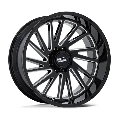 MOTO METAL MO811 Combat 24X12 6X139.7 Offset -44 Gloss Black Milled (Qty Of 1) • $470