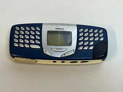 Nokia 5510 Mobile Phone Vintage Qwerty Keypad Blue Untested PO/NW • $45.04