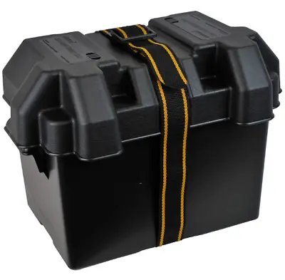 Marine Battery Boxes Large Handles Rolled Edges RV Camping Solar Box 24 Series • $12.49