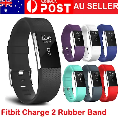 $11.99 • Buy Fitbit Charge 2 Bands Replacement Silicone Wristband Watch Strap Bracelet Sport 