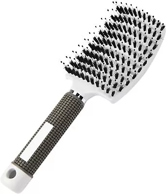 Hair Brush For Long Thick Curly Hair Reducing Hair Breakage And Frizzy Detangle • £0.99