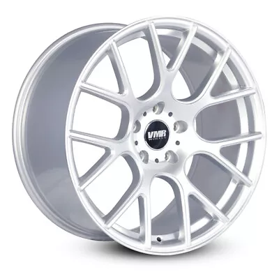 (1) 18  VMR Wheels V810 18x9.5 Et45 +45 Offset 5x112 66.6mm Bore | Hyper Silver • $199.99