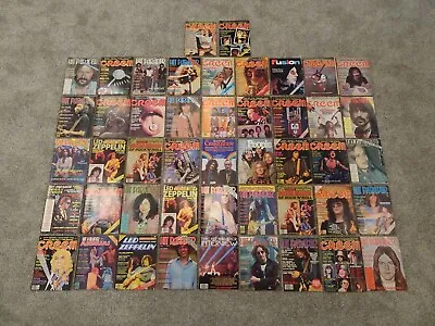 Massive Creem Hit Parader Magazine Lot! Led Zeppelin Rolling Stones 1972 To 1982 • $48