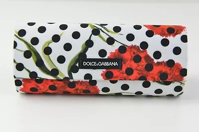 RARE! Dolce And Gabbana D&G Sunglasses/eyeglasses Case Polka Dot Carnation • $49.99