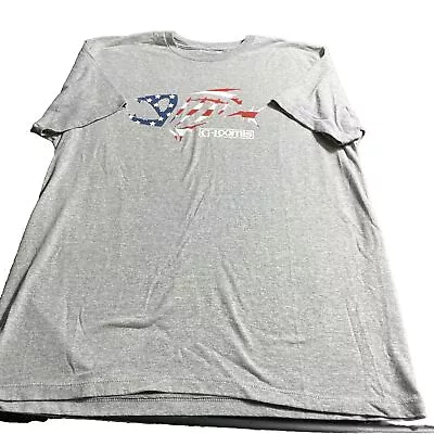 G. Loomis•Short Sleeve•50% Cotton 50% Polyester •Tee•Gray•XL• • $8.99