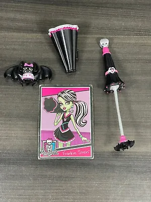 Monster High 1st Wave Draculaura Doll Accessories / Umbrella Bat Card / Frankie • $48.57
