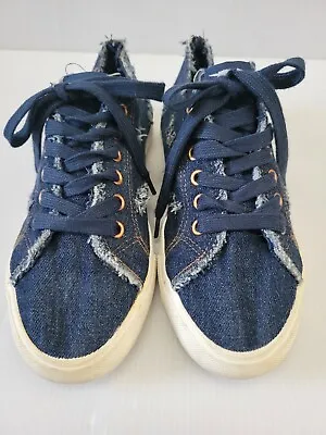 Rocket Dog Women's Sneakers Shoes Blue Denim Size 7.5 • £5.78