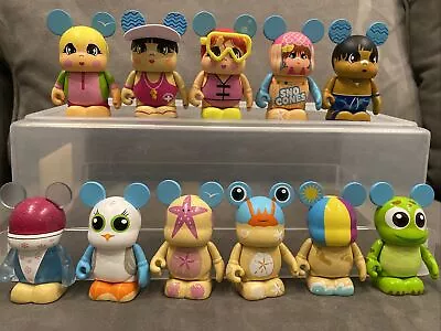 Disney Vinylmation 3” Figurines- Cutesters At The Beach Set Of 11 With Chaser • $28