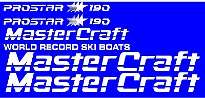 $64.95 • Buy MasterCraft Prostar 190 Full Set #2