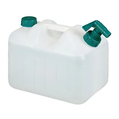 Water Canister Spigot Tap Faucet Camping Jug Plastic Container Carrier Holder • £58.90