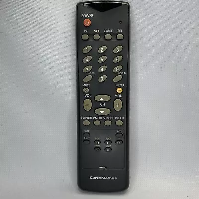 Curtis Mathes TV Remote Control Vintage 00052D Genuine OEM Original • $10