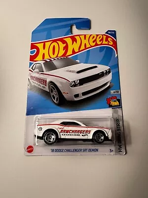 Hot Wheels 18 Dodge Challenger SRT Demon White • £3.71