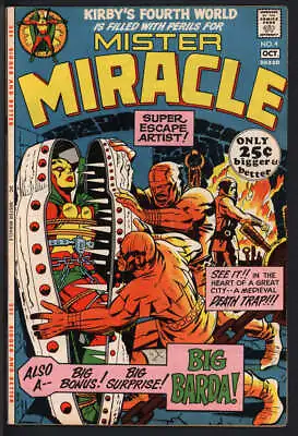 Mister Miracle #4 6.0 // 1st Appearance Of Big Barda Marvel 1971 • $100