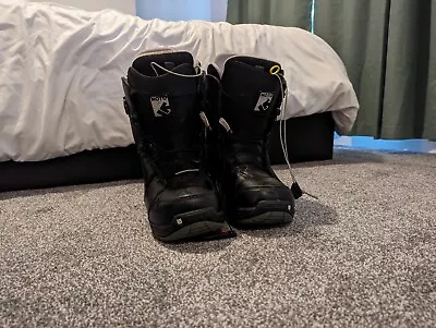 Black Burton  Moto  Snowboard Boots UK 8 US 9 • £120