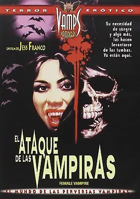 Erotikill (1973)- Female Vampire - Jess Franco Lina Romay  DVD PAL • £7.99