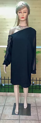 $18 • Buy Women’s ASOS Black Dress Size 18. Good Condition