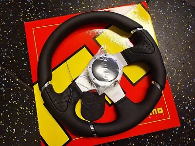 MOMO Steering Wheel Millenium Black Leather 320mm MIL32BK1P • $210