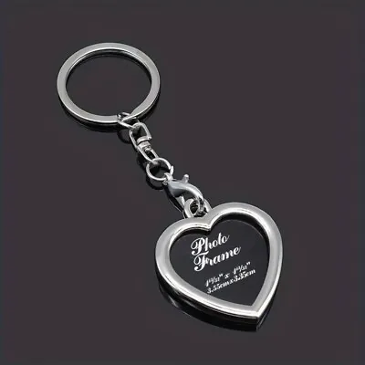 Heart Photo Frame Keyring. Love Someone Special Or Valentines. FREE GIFT BAG! • £3.99