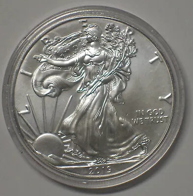 2019 $1 American Silver Eagle Dollar Coin Brilliant Uncirculated No Reserve • $2.25