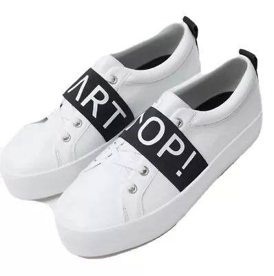 Zara Platform Start Stop Trafaluc White Sneakers Size 37 • $25