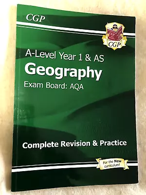 A-Level Geography: AQA Year 1 & AS Complete Revision & Practice By CGP Books • £4.50