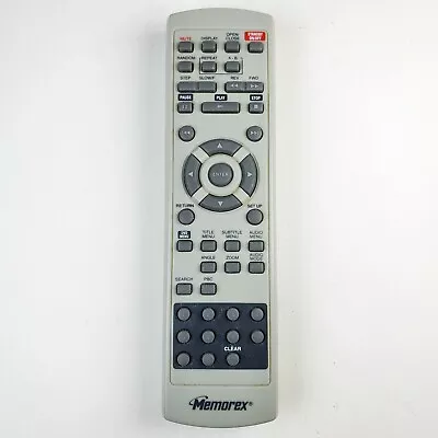 Memorex DVD Remote Control HS-M449PB-GY-320 TESTED WORKS MVD2037 MVD2022  • $12.99