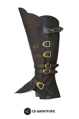 Gaiters Boot Cuffs Pirate Musketeer Medieval Pirate Boots Cuffs • $59.68