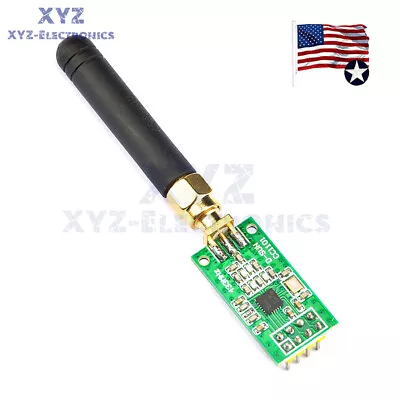 CC1101 Wireless Transceiver 433MHZ + SMA Antenna Wireless Module 1.8-3.6V US • $9.39