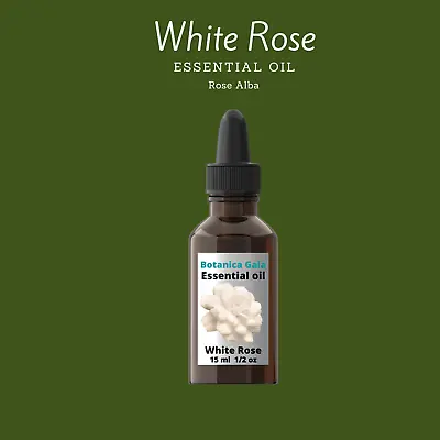 White Rose Essential Oil (Rosa Alba). 100% Pure And Natural. • $25.99