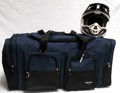 XL Motorcycle Atv Gear Bag Moto Cross Mx Off Road Dirt Bike Snowmobile Navy • $44.99