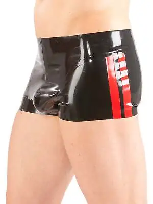 Honour Male Latex Rubber Sports Shorts • £45.19