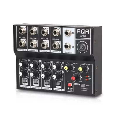 8 Channel Multifunctional USB Audio Mixer Portable Sound Mixer Professional E4V9 • £34.36