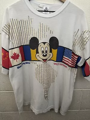 Walt Disney World Epcot Center Vintage Shirt Adult L/XL 1982 • $80