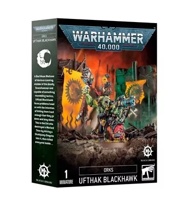 Games Workshop Warhammer 40k Black Library: Orks: Ufthak Blackhawk NEW A • £26.99